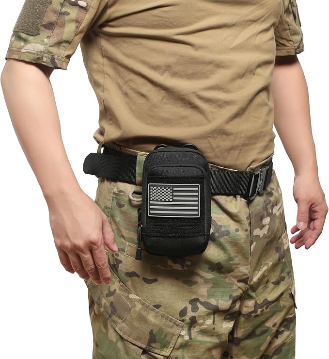 Tactical Molle EDC Pouch Cellphone Pouch Holder Utility Gadget Organizer Bag