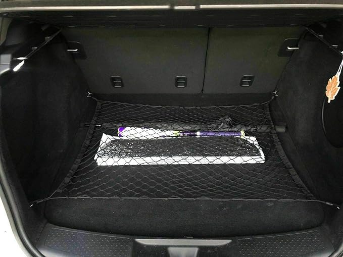 Rear Trunk Organizer Cargo Net for Acura RDX 2007–2025 – Floor Style Cargo Net for SUV – Premium Mesh Elastic Car Trunk Organizer Vehicle Carrier Storage – Compatible with Acura RDX