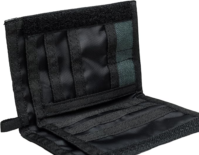 Chameleon Bifold Mens Nylon Wallet-Military Tactical Men Wallet- Canvas Thin Front Pocket Travel Bi-Fold Wallet-Best Nylon Travel Pouch