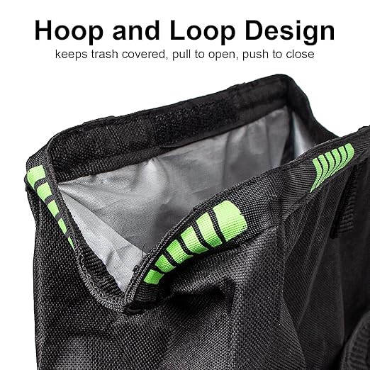 Car Trash Can, Car Trash Bag Hanging, 3.5 Gallons Ultra Large Capacity Organizer and Storage with Adjustable Straps, Leakproof Lining (Pack of 3)