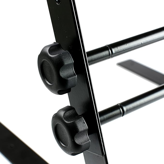 RockJam Portable DJ Laptop Stand with Adjustable Height, Anti-Slip Design, Works For Laptops, Controllers & CD Players
