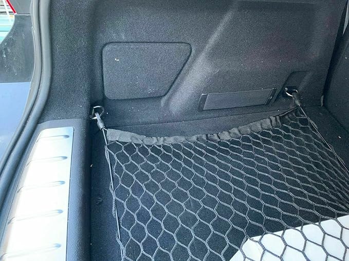 Rear Trunk Organizer Cargo Net for BMW X2 2018-2023 – Floor Style Cargo Net for SUV Truck - Premium Mesh Elastic Car Trunk Organizer Vehicle Carrier Storage – Compatible with BMW X2