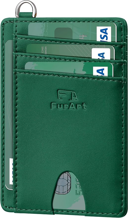FurArt Slim Minimalist Wallet, Front Pocket Wallets, RFID Blocking, Credit Card Holder for Men