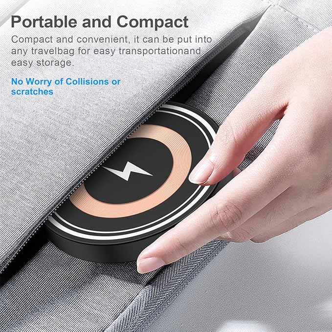for Pixel 10 Pro Fold Magnetic Wireless Charger Fast Charging Pad for Google Pixel 10 Pro XL 10A 10 9A 9 8 7,15W Magsafe Wireless Charger Mat with 4FT USB-C/USB A Port for iPhone 17 Pro Max 17E 16E 15