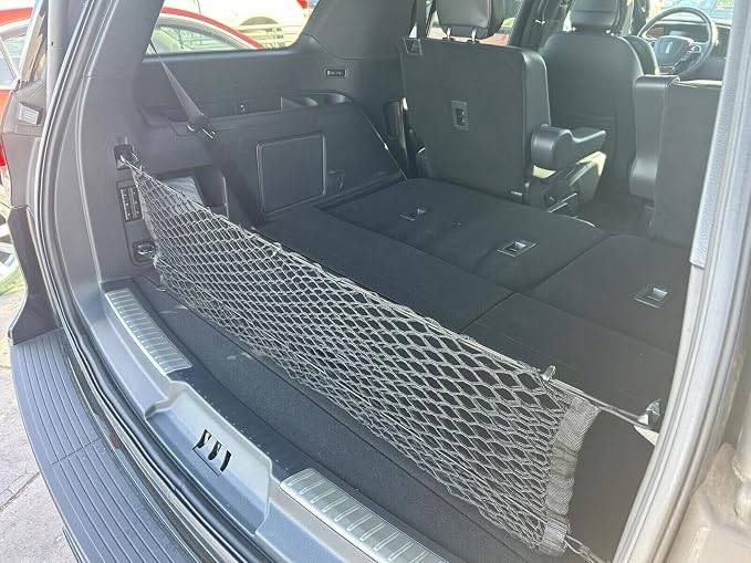 Rear Trunk Organizer Cargo Net for Ford Expedition 2018–2026 – Envelope Style Cargo Net for SUV – Premium Mesh Car Trunk Organizer Vehicle Carrier Storage – Compatible with Expedition