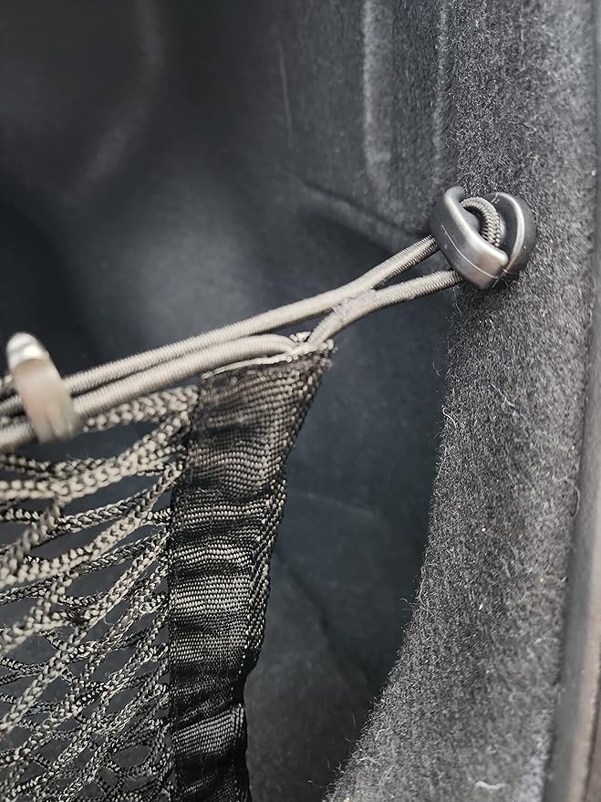 Envelope Style Elastic Trunk Mesh Cargo Net for Hyundai Elantra SE SEL Sport 2016-2026 - Premium Trunk Organizer and Storage - Luggage Net for Sedan - Best Car Organizer for Hyundai Elantra (AD)