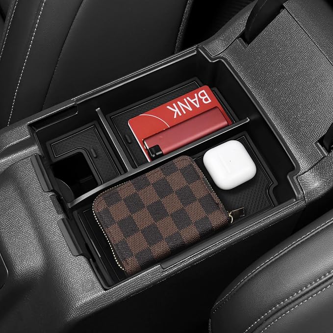 5PCS Center Console Tray for 2025 2026 Ford Bronco Accessaries 4 Door Full Size 2025 Bronco Front Rear Door Handle Pocket Storage Box ABS Material(Not Applicable Sport Models)