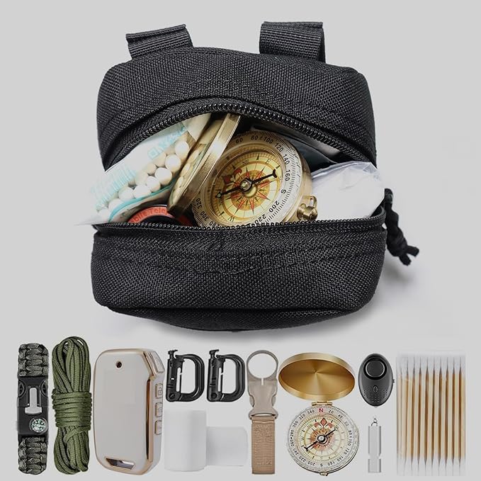 Mini Tactical Molle EDC Belt Admin Pouches Compact Tool Utility Waist Pouches
