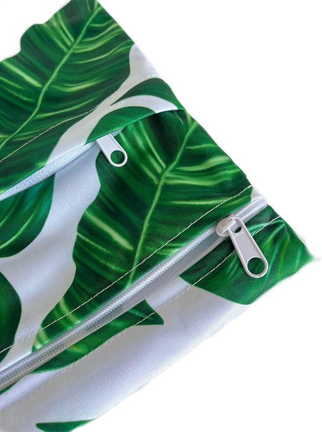 TRASUN Wet bag (Holiday Style, 2 pack, Leaf 3)