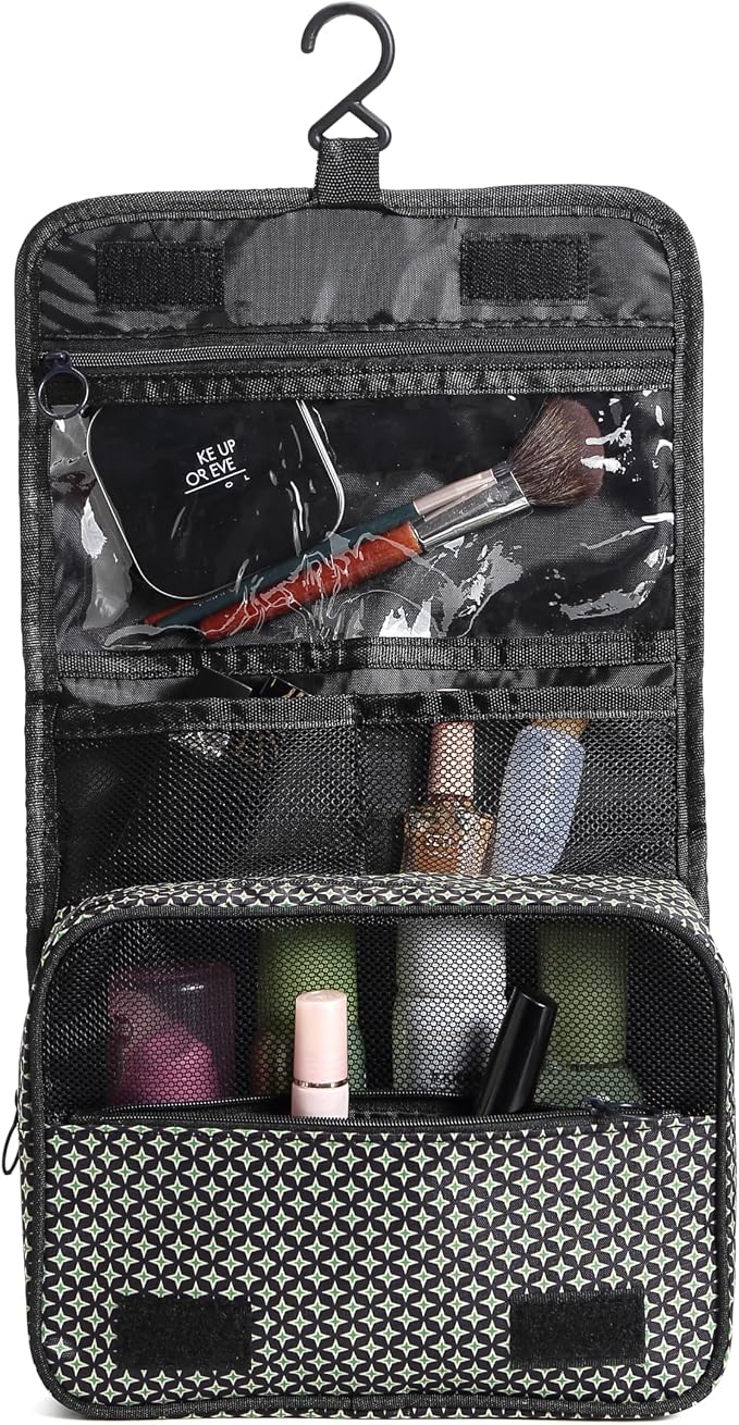 Sechunk Waterproof Travel Toiletry Bags Hanging Multi-function Cosmetic Bag Makeup Bag for Women