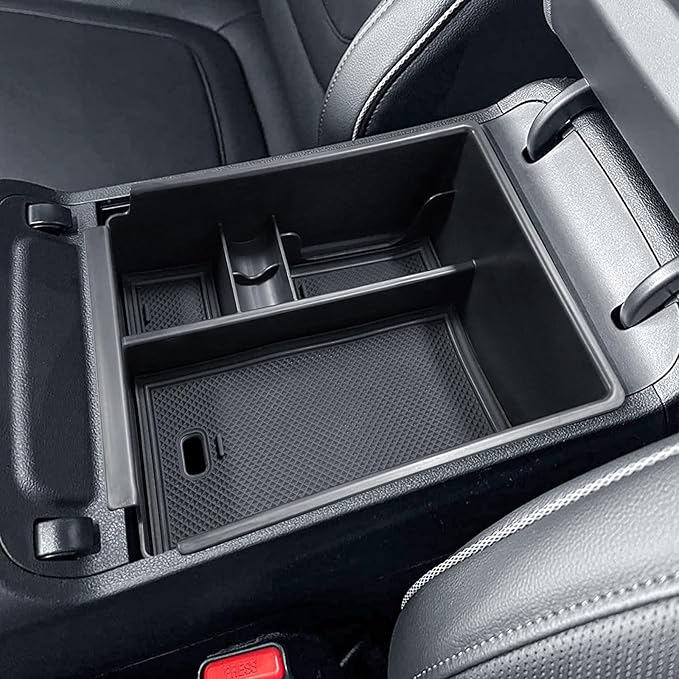 TACORBO Center Console Organizer Compatible with Hyundai 2022-2024 Tucson Plug-in Hybrid/Hybrid all Trims and Tucson Gas Limited and Santa Cruz 2022-2025 Accessories, Armrest Insert Tray, Black