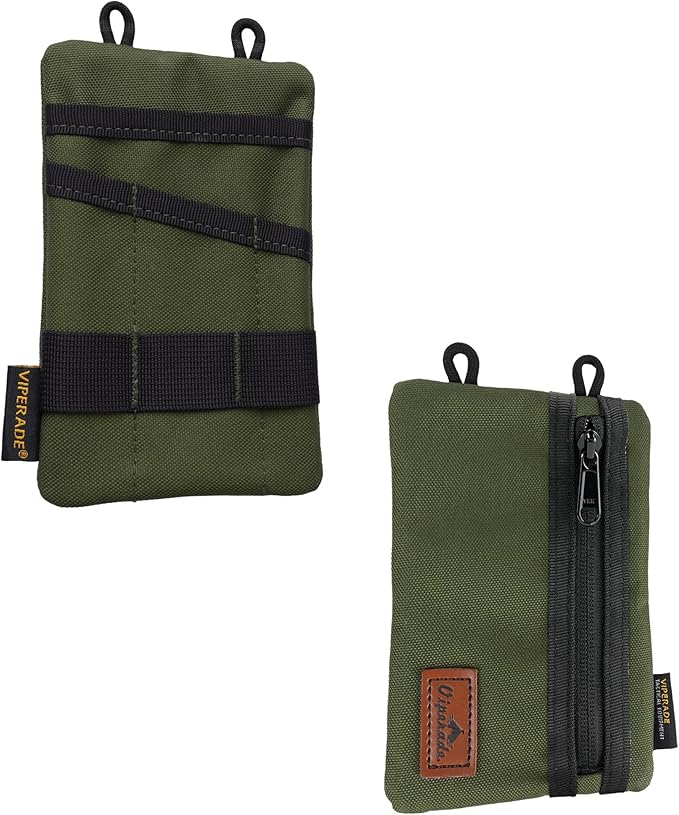 VIPERADE VE1 Pocket Organizer, EDC Pouch for Men, EDC Organizer Storage EDC Gears, Multitool Pocket Pouch Hold Your Flashlight/Pocket Knife, Pen, Notebook