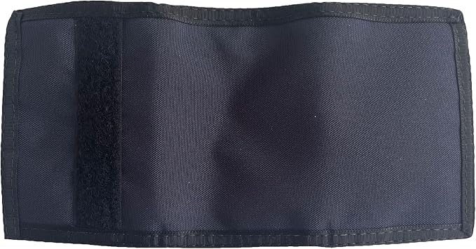 Sprocket Nylon Trifold Wallet with Zippered Coin Pocket & ID Window (Dark Navy)