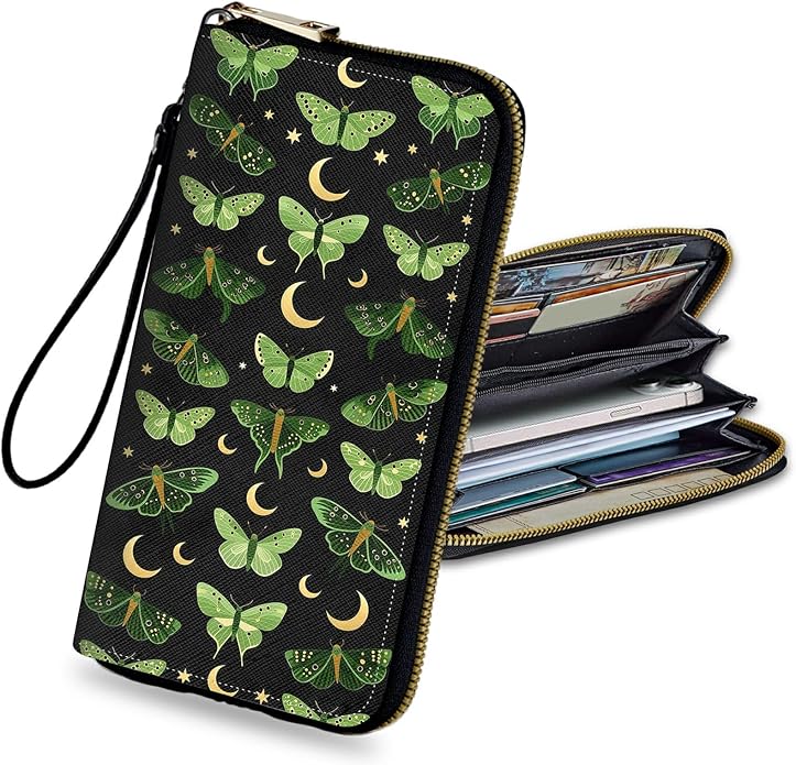 Wristlet Wallet for Women, RFID Blocking Phone Wallet, Large Capacity Zip Around Clutch, Fits iPhone 15 Pro Max, Travel Organizer Purse