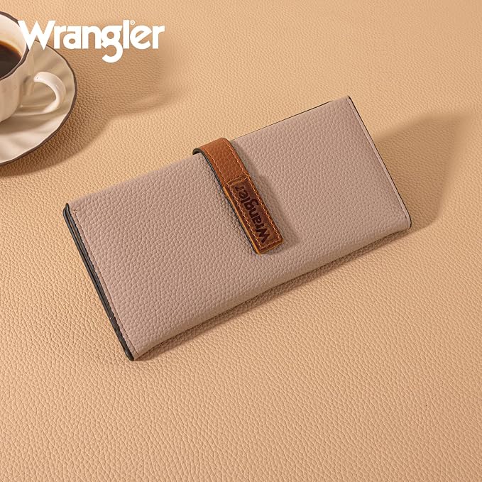 Montana West X Wrangler Wallets Women RFID Blocking Bifold Wallets, Card Cases & Money Organizers Clutch Wallet