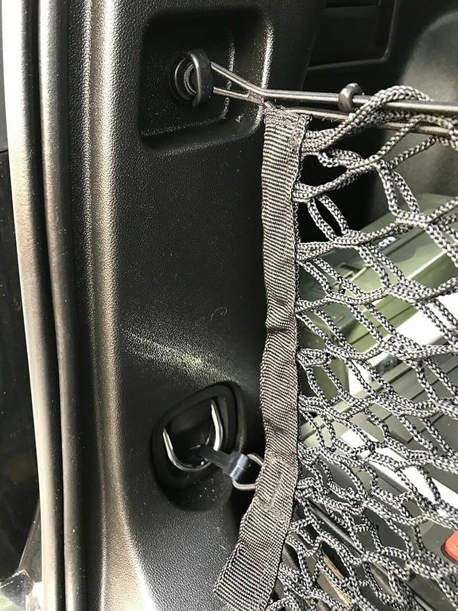 Rear Trunk Organizer Cargo Net for GMC Acadia 2017–2026 – Envelope Style Cargo Net for SUV – Premium Mesh Elastic Car Trunk Organizer Vehicle Carrier Storage – Compatible with Acadia