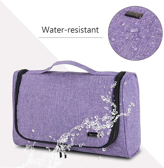 Teamoy Travel Storage Bag Compatible with Dyson Airwrap Styler, Portable Travel Organizer for Airwrap Styler and Attachments, Purple