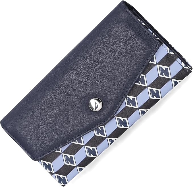 Nautica Money Manager RFID Slim and Small Wallet for Women - Credit Card Holder with Coin Purse and Zipper Wallet, Women's Clutch Organizer