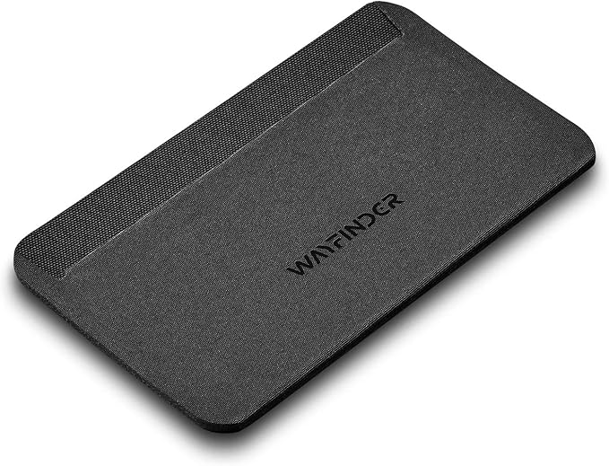 WAYFINDER - Flux - Minimalist Slim Front Pocket Card Holder Wallet For Men - Black