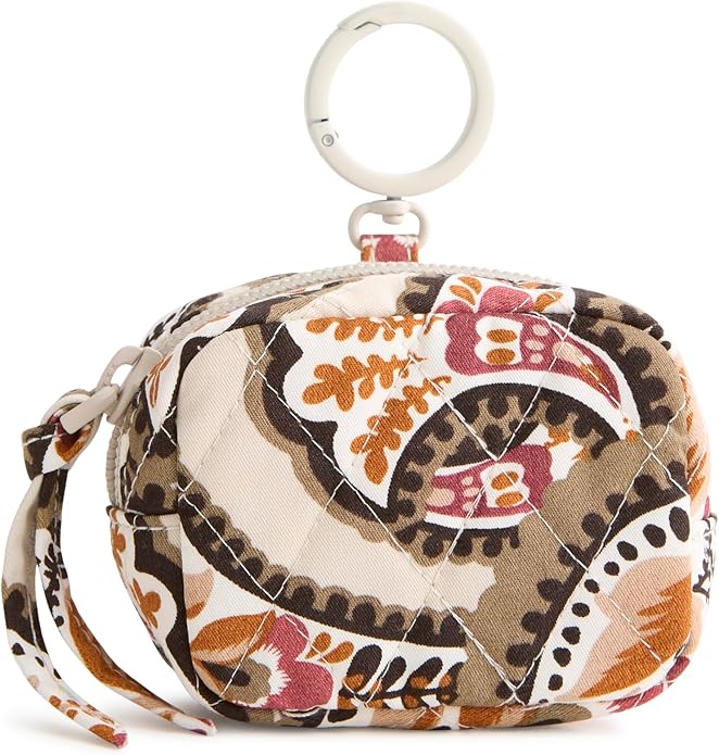 Premium Cotton Zip Earbud Bag Charm