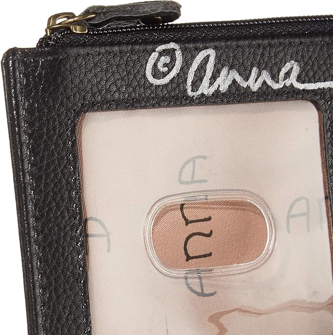 Anna by Anuschka Women's Hand Painted Genuine Leather Organizer Wallet | Hand Painted