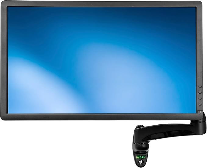 StarTech.com Wall Mount Monitor Arm - Full Motion Articulating - Adjustable - Supports Monitors 12??to 34??- VESA Monitor Wall Mount - Black (ARMPIVWALL)