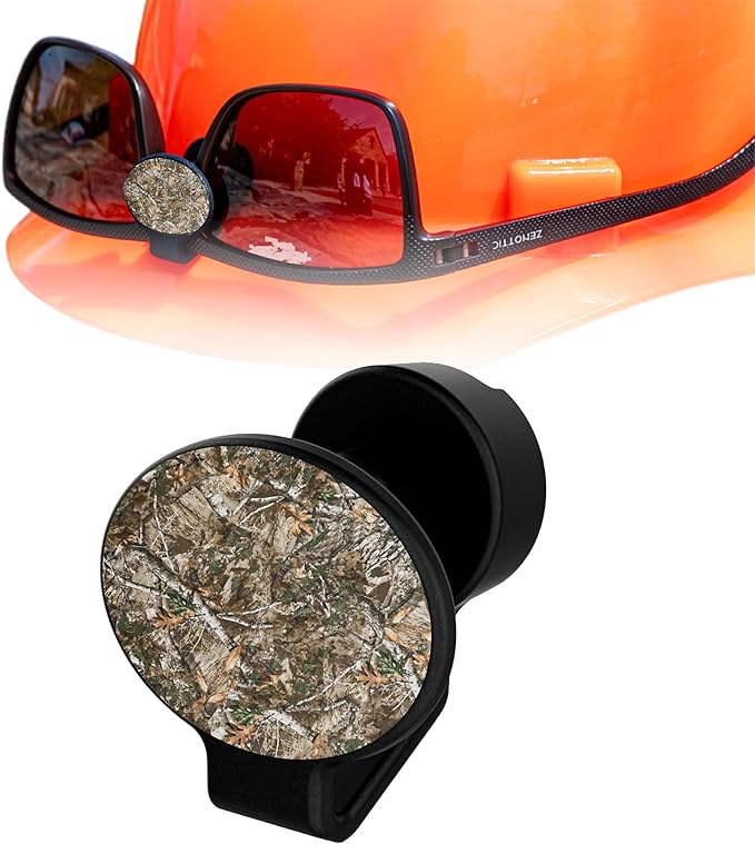 Magnetic Sunglass Clip for Hats - No-Slip Glasses Holder for Caps, Visors & Hard Hats - Magnetic Sunglasses Visor Clip