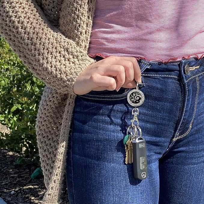 Women’s Bag Charm Key Finder, Car Keychain Hook, Cute Purse Organizer & Tote Bag Accessories, Gifts for Mom - Bling