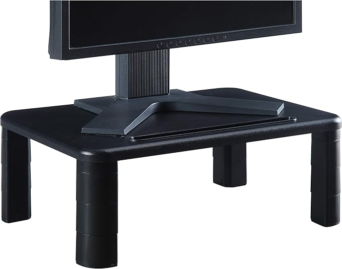 Lorell Mesh Wire Adjustable Monitor Riser