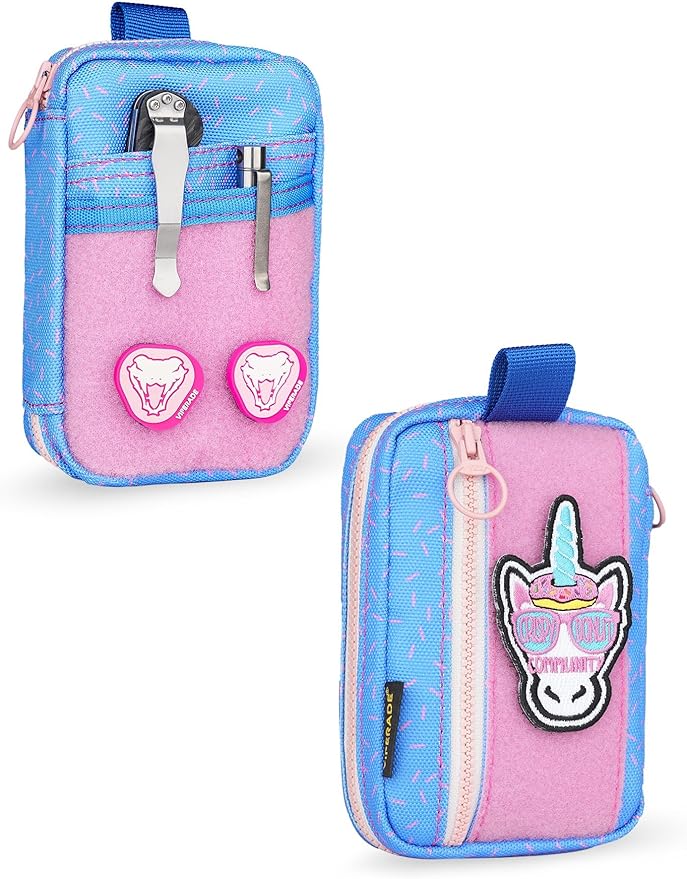 VIPERADE VE26 EDC Pouch Organizer with 11 Compartments, Small Tool Pouch with DIY Patches Area, EDC Pocket Organizer for Mutitools