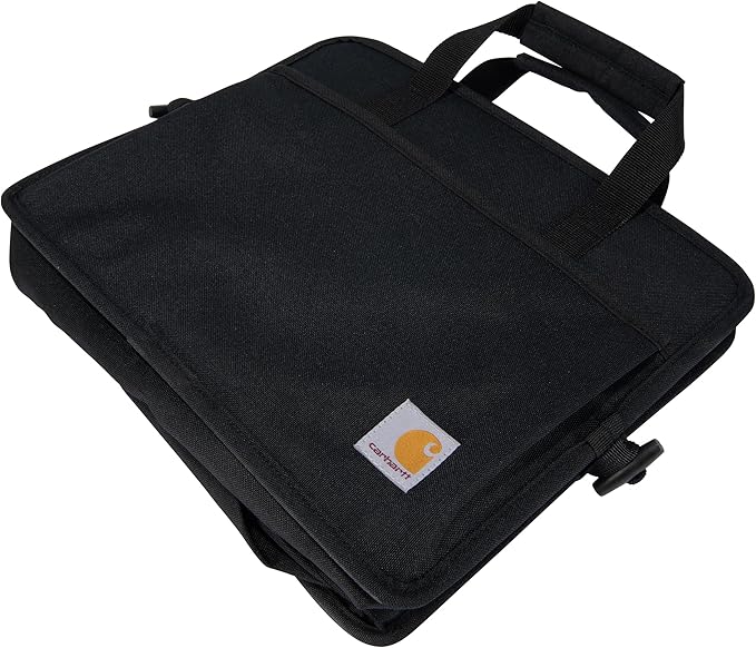 Carhartt Universal Collapsible Cargo Trunk Organizer, Portable Accessory Storage Organizer for Automotive, SUV, Trucks & Cars, Black, One Size