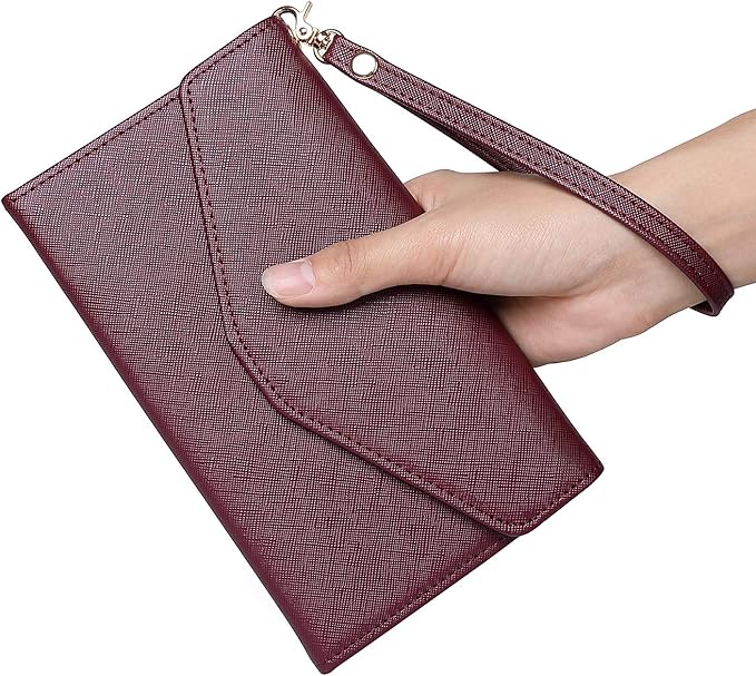 ZOPPEN Passport Holder Women Travel Wallet (Ver.5) for Women Rfid Blocking Passport Cover Case Document Organizer Wrist Strap