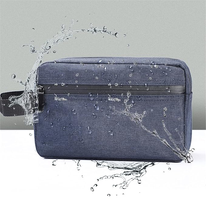 Etercycle Toiletry Bag for Men, Portable Travel Toiletry Organizer Bag,Shaving Bag for Toiletries Accessories (Deep blue)