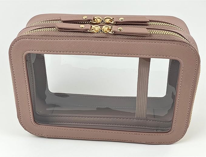 JAZD Women's Clear Cosmetic Bag