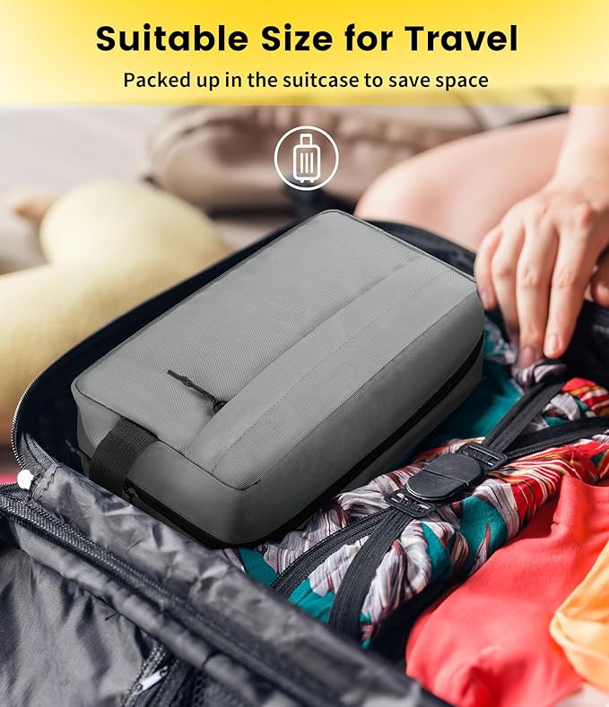 Vorspack Travel Toiletry Bag for Men - Hanging Toiletries Bag Water Resistant Travel Bag for Toiletries Accessories
