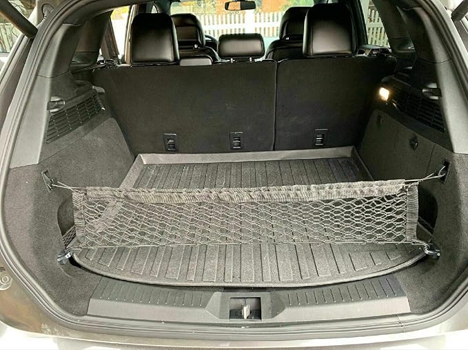 Rear Trunk Organizer Cargo Net for Lincoln MKC 2015-2020 – Envelope Style Cargo Net for SUV - Premium Mesh Elastic Car Trunk Organizer Vehicle Carrier Storage – Compatible with MKC