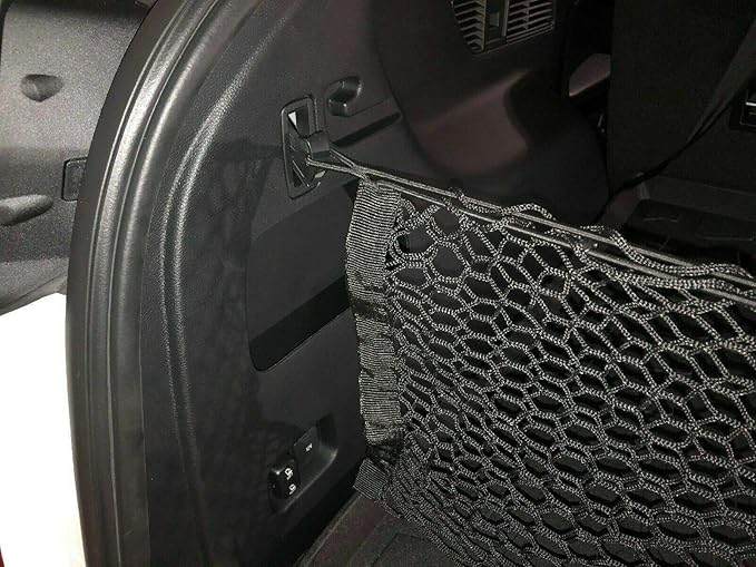 Rear Trunk Organizer Cargo Net for Ford Edge 2009-2024 / Lincoln MKX 2009-2018 – Envelope Style Cargo Net for SUV – Premium Mesh Elastic Car Trunk Organizer – Compatible with Edge MKX