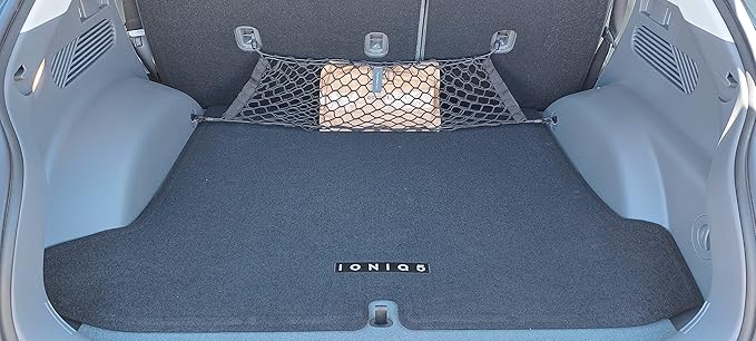 Envelope Style Automotive Elastic Trunk Mesh Cargo Net for Hyundai Ioniq 5 2022-2026 - Premium Trunk Organizer and Storage - Luggage Net for Crossover - Best Car Organizer for Hyundai Ioniq 5