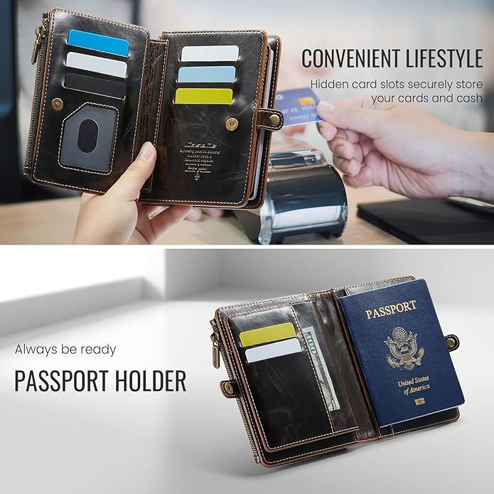 Passport Holder Wallet Bag with Holder