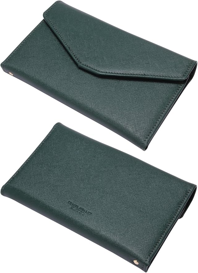 ZOPPEN Mulit-purpose Rfid Blocking Passport Holder Travel Wallet (Ver.4) Passport and Vaccine Card Holder ComboTri-fold Document Organizer Travel Essentials