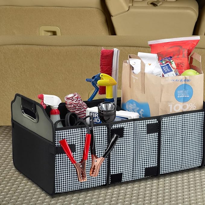 Picnic at Ascot 3 Section Folding Trunk Organizer- Designed & Quality Approved in the USA