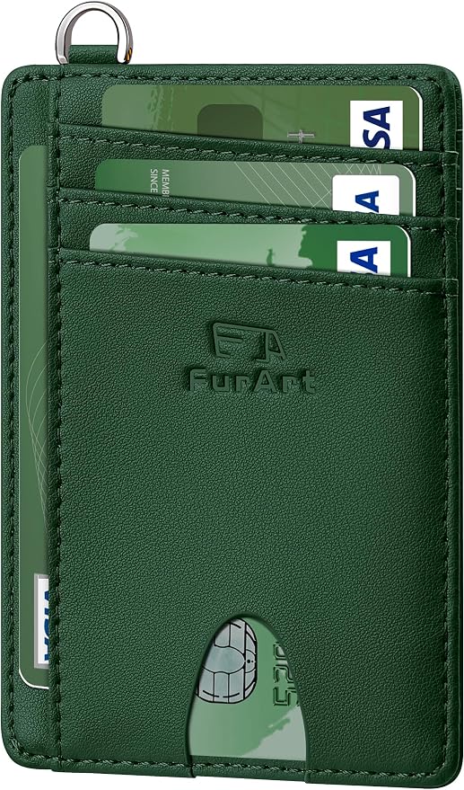 FurArt Slim Minimalist Wallet, Front Pocket Wallets, RFID Blocking, Credit Card Holder for Men