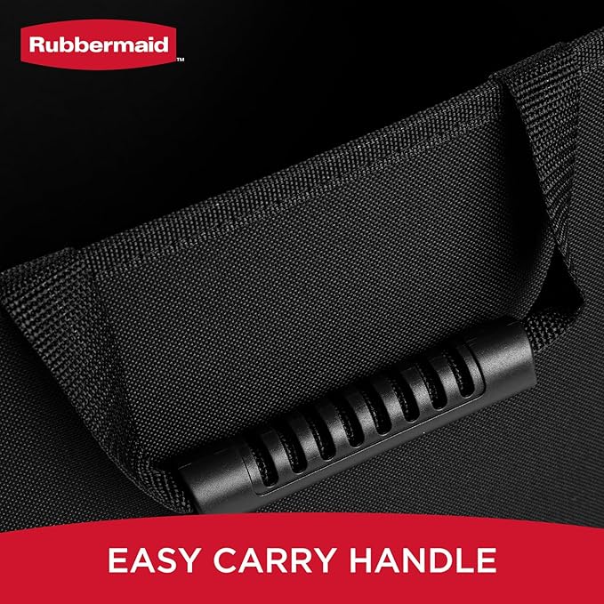 Rubbermaid Car Organizer, Collapsible Trunk Organizer with Removable Leakproof Cooler Bag without Lid, Multi-Compartment Car Storage Organization for Car Accessories, 5 Compartments Without Cover,