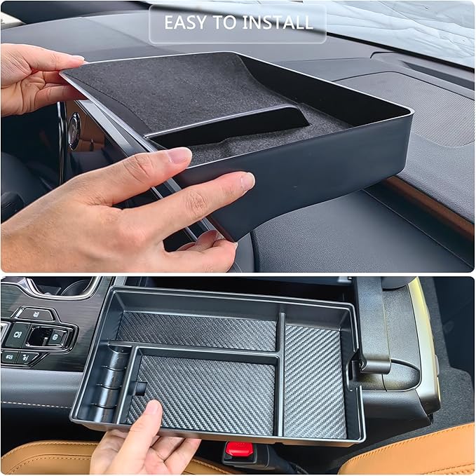 Center Console Organizer Compatible with Lexus RX 2023 2024 2025, Screen back Organizer for 2025 RX Hybrid RX 350h 500h F Sport Premium+ Luxury F Sport Handling(Set of 2)