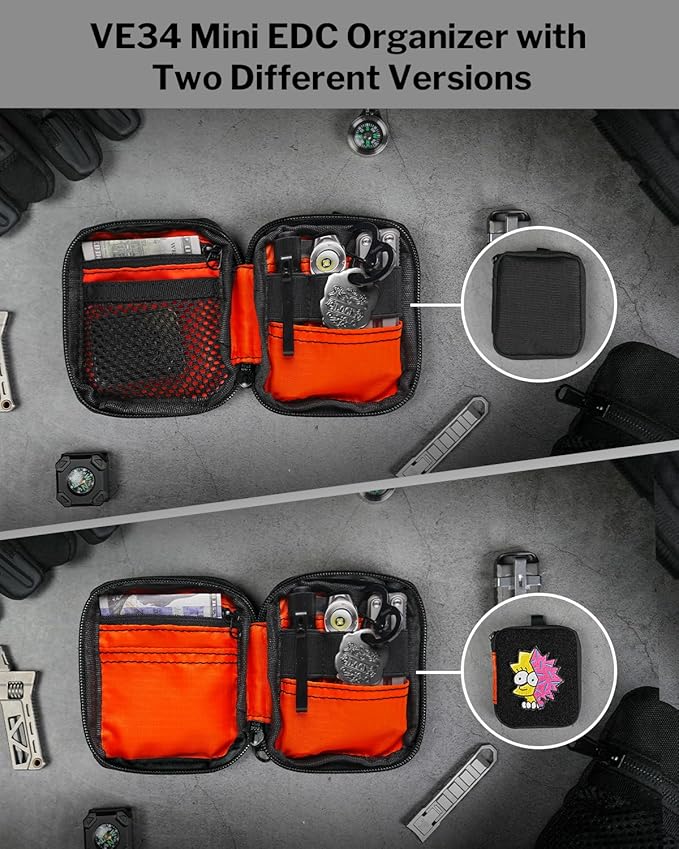 VIPERADE VE34 Mini EDC Organizer - Small Everyday Carry Pouch