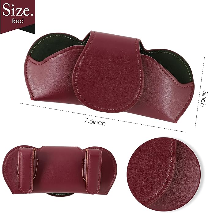 KINIVA Sunglass Clip & Holder, Magnetic Glasses Case for Car Organizer