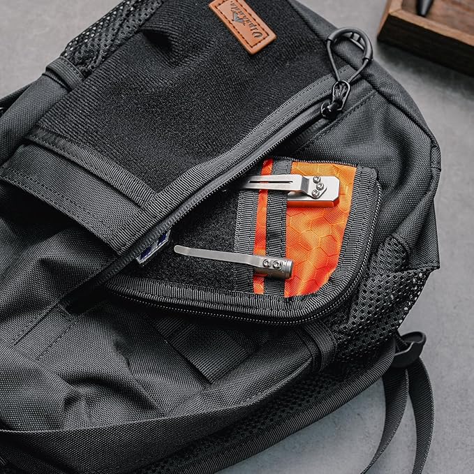 VIPERADE VE22 EDC Pouch Small Pocket Organizer with 9 Compartments, Pocket Tools Pouch with DIY Patches Areas, Compact Multitool Organizer Bag for Men