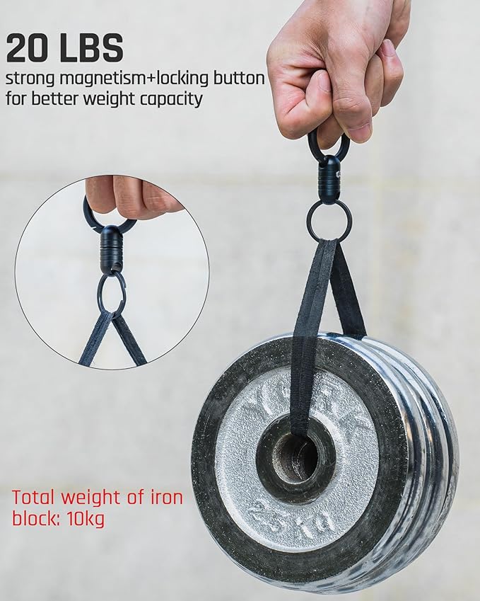 TISUR Quick Release Keychain, Magnetic Key Holder Keyring Connector, Detachable Key Chain Rings for Men Women Car Keys