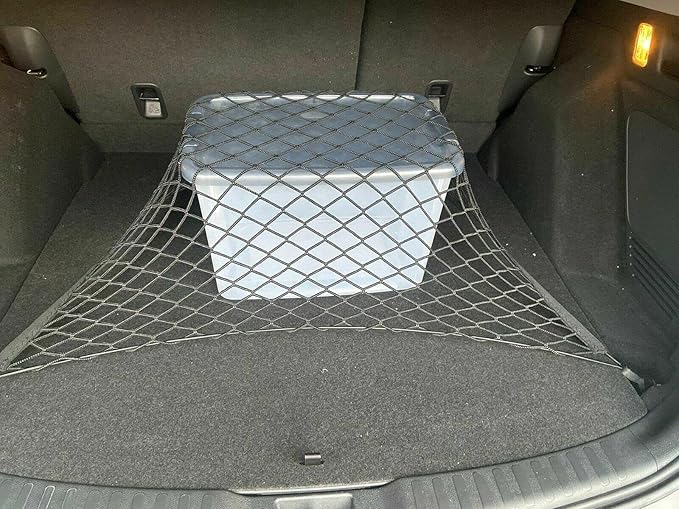 Rear Trunk Organizer Cargo Net for Honda CR-V 2018-2023 - Floor Style Cargo Net for SUV-Premium Mesh Elastic Car Trunk Organizer Vehicle Carrier Storage – Compatible with Honda CR-V