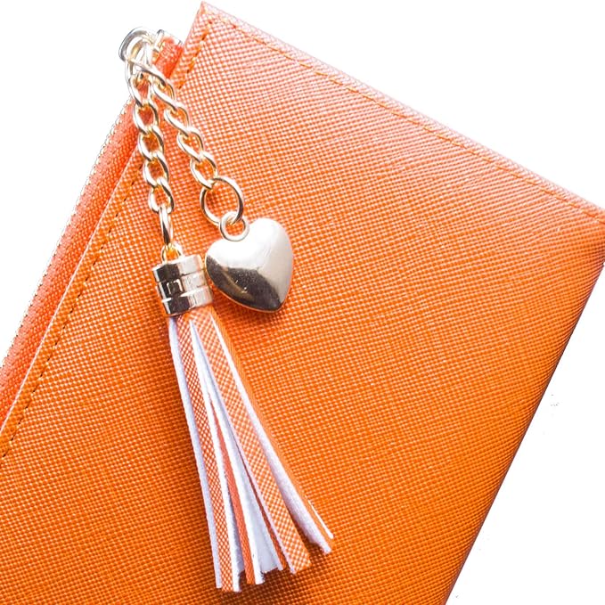 Valentoria Womens Wallet Cute Elegant Long Slim Card Holder Case Minimalist Coin Purse Thin Tassels Zip Clutch Wallets for Girls Ladies | Cute, Elegant, Long, Slim, Case, Minimalist